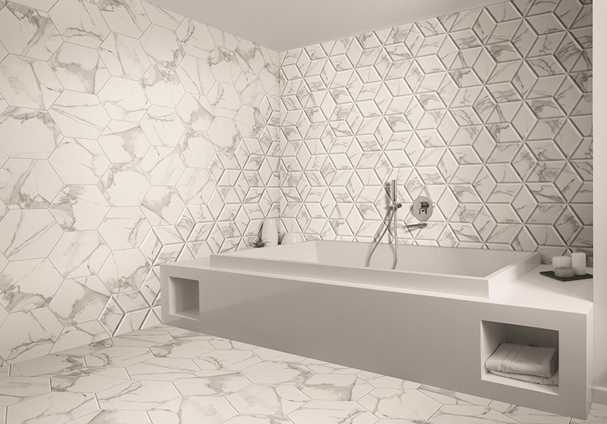 opal blanco bathroom tiles