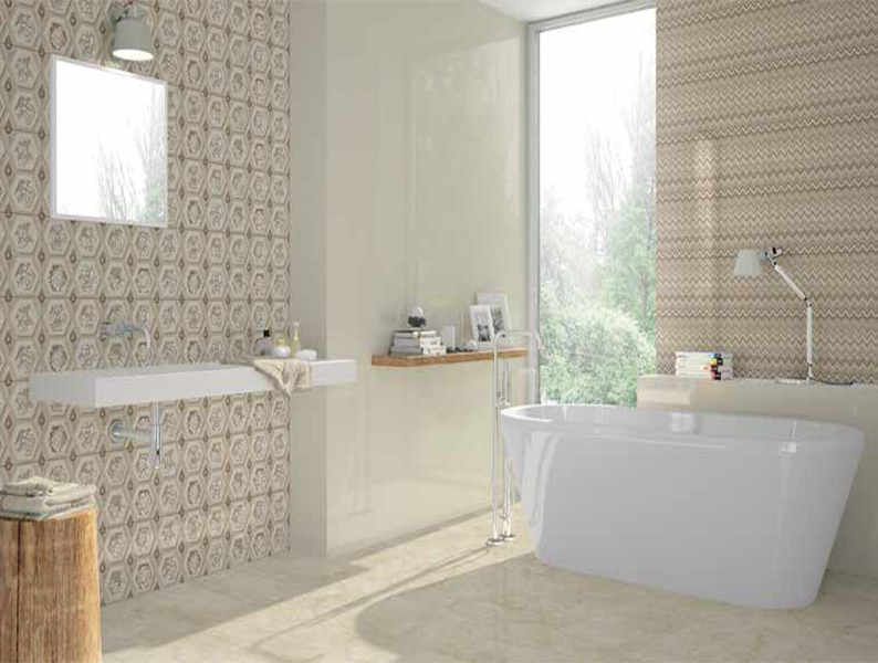 lucca beige bathroom tiles